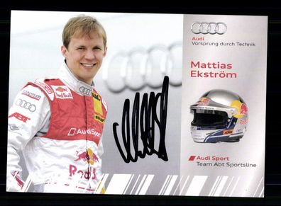 Mattias Ekström Autogrammkarte Original Signiert Motorsport + A 234305