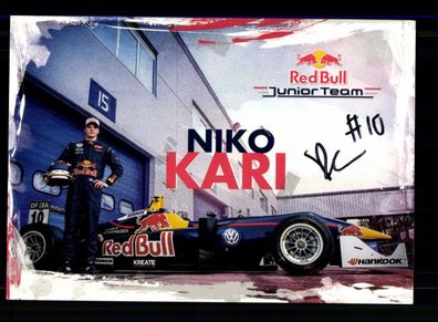 Niko Kari Autogrammkarte Original Signiert Motorsport + A 234260