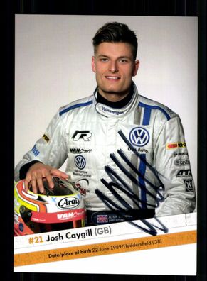Josh Caygill Autogrammkarte Original Sign Motorsport + A 234280