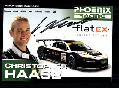 Christopher Haase Autogrammkarte Original Signiert Motorsport + A 234300