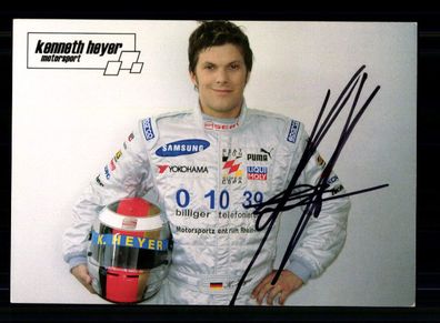 Kenneth Heyer Autogrammkarte Original Signiert Motorsport + A 234316
