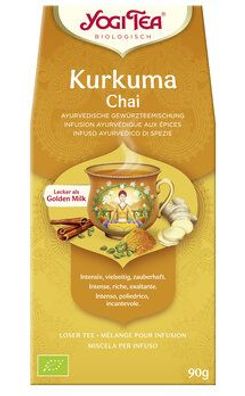 Yogi Tea®, Yogi Tea GmbH 3x Yogi Tea® Kurkuma Chai Bio 90g