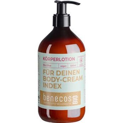 benecos 3x benecosBIO Körperlotion BIO-Olive - FÜR DEINEN BODY CREAM INDEX 500ml