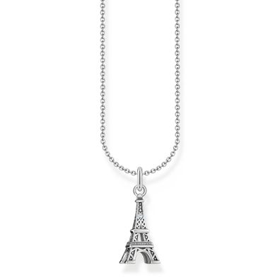 Thomas Sabo Schmuck Damen-Halskette Silber mit Eiffelturm KE2236-643-14-L45V