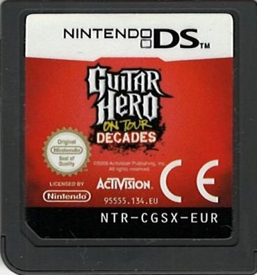 Guitar Hero On Tour Decades Activision Nintendo DS DSi 3DS 2DS - Ausführ...