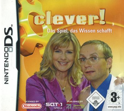 Clever! Sat 1 Spiele SevenOne Nintendo DS DSi 3DS 2DS - Ausführung: mit OVP