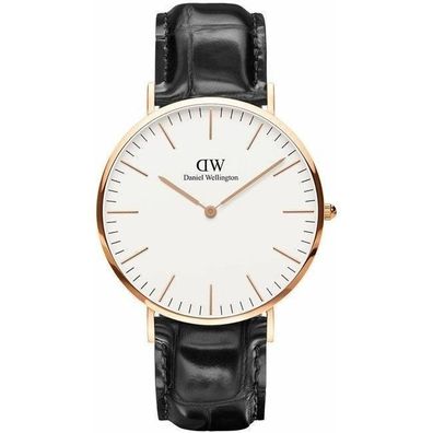 Daniel Wellington Classic Reading White Herren Armbanduhr DW00100014