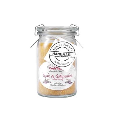 Candle Factory Baby-Jumbo Duftkerze im Weckglas, Ruhe & Gelassenheit, 308-128 1 St