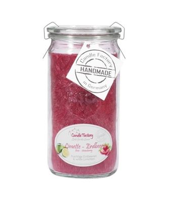 Mini-Jumbo Duftkerze im Weckglas, Limette Erdbeer, 307-157 1 St