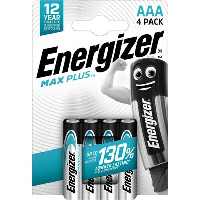 Energizer Batterie Max Plus E303320600 AAA LR03 4St.