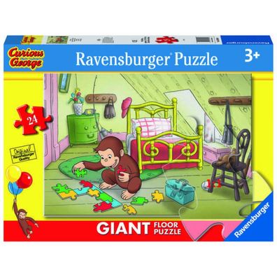 24 Teile Riesenpuzzle - Neugierig wie George