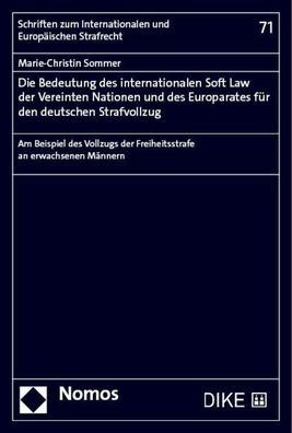 Die Bedeutung des internationalen Soft Law der Vereinten Nationen und des E ...