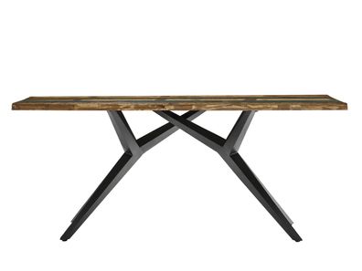 Tisch Tables & Co. Altholz und Metall 160 x 85 x 73 cm Bunt