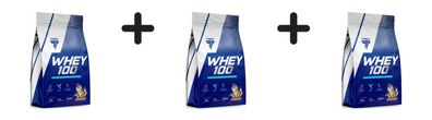 3 x Trec Nutrition Whey 100 (900g) Cookies