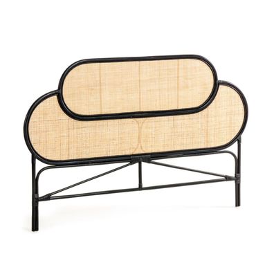 Bettkopfteil Lalita 170 x 4 x 120 cm Rattan Schlafzimmer Kopfteil Bett Neu