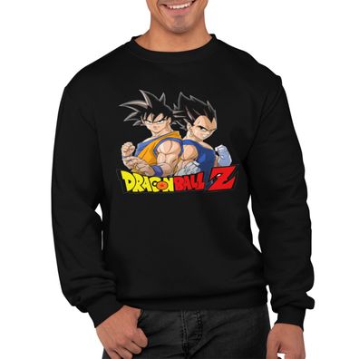 Herren Pullover Sweatshirt Dragon Ball Son Goku Kid vegeta bro Anime