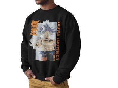 Herren Pullover Sweatshirt Dragon Ball Son Goku vegeta Saiyajin Kame hame ha