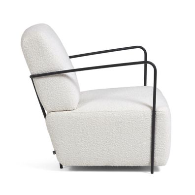 Sessel Gamer 69 x 80 x 82 cm Weiß Stuhl Sitzgelegenheit Wohnzimmer Esszimmer