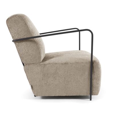 Sessel Gamer 69 x 80 x 82 cm Beige Stuhl Sitzgelegenheit