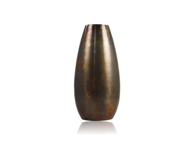 Vase Venedig 2 Metall Messing Antikgold