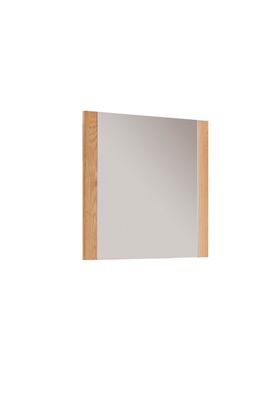 Wandspiegel Lido 80x80 cm mit Rahmen aus massiver geölter Asteiche