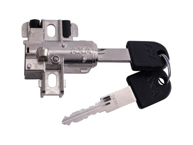 AXA Akkuschloss für Rahmen, schwarz Bosch II System, langer Schlüssel