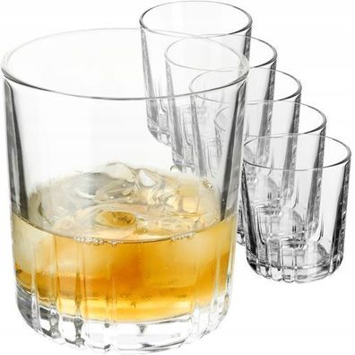 KADAX Trinkgläser, 6er Set, Whiskey Gläser, Glas Set, 280ml