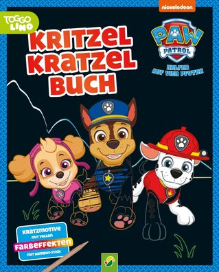 Paw Patrol: Kritzel Kratzel Buch Auskratzmotive mit tollen Farbeffe