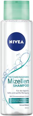 NIVEA tiefenreinigendes Mizellen Shampoo mit Zitronenmelissen-Extrakt 400 ml