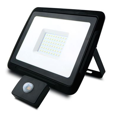 LED Fluter Flutlicht 50W 4000lm Bewegungsmelder PIR Sensor Außenstrahler...