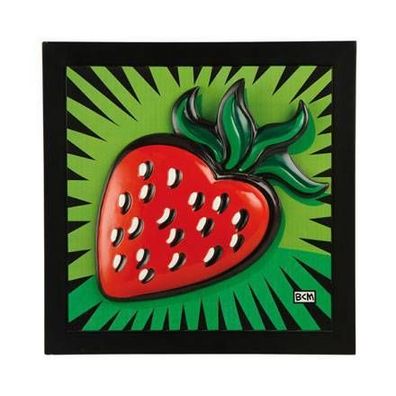 Goebel Artis Orbis Morris P Wandbild - Strawberry 34x34cm