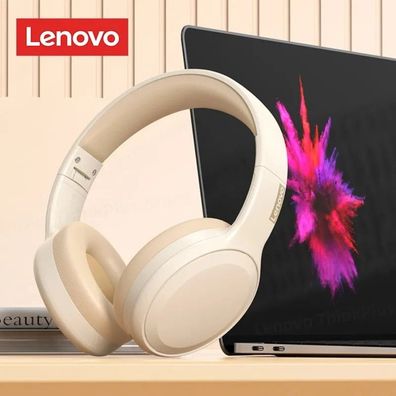 Lenovo TH30 Bluetooth Kopfhörer - Over-Ear, Faltbar, Gaming mit Mikrofon