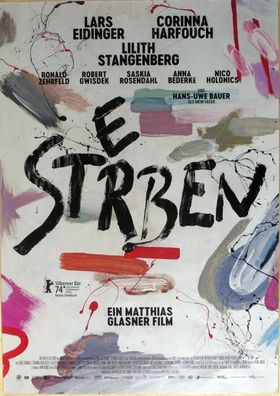 Sterben - Original Kinoplakat A1 - Lars Eidinger, Corinna Harfouch - Filmposter