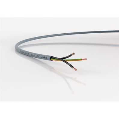 ÖLFLEX PVC-Steuerleitung, 5G0,75 grau, Eca, Kl.5=feindrähtig, PVC, Ø6,7mm