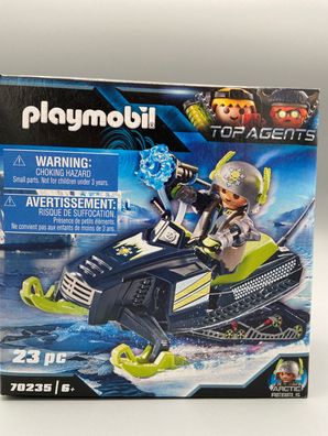Playmobil-Top Agents Arctic Rebels-Schneescooter-Kinderspielzeug-70235