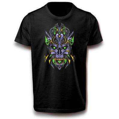 Humanoider Cyberpunk T-Shirt 134 - 3XL Baumwolle Spaß Lustig Samurai-Mecha