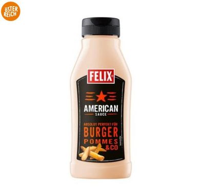 Felix American Sauce Burger Pommes Sauce Grill von Felix Vegan 240g 3 Stückzahlen