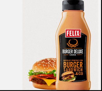 Felix Burger Deluxe Pommes Sauce Grill von Felix Vegan 240g 3 Stückzahlen