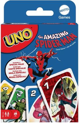 Amazing Spider-Man UNO Spielkarten - Kartenspiel, Gesellschaftsspiel, Familienspiel
