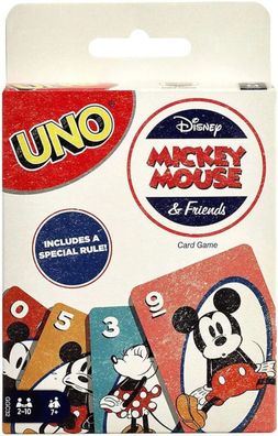 Micky Maus & Freunde UNO Spielkarten - Kartenspiel, Gesellschaftsspiel, Familienspiel