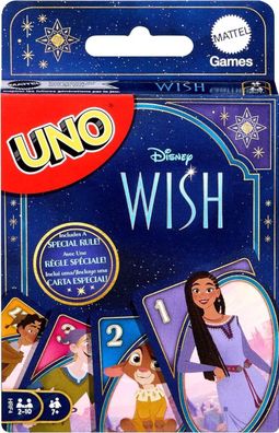 WISH Asha & Friends UNO Spielkarten - Kartenspiel, Gesellschaftsspiel, Familienspiel