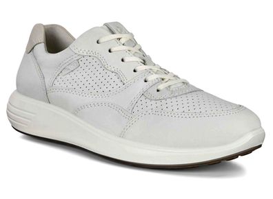 ECCO 460613 SOFT 7 RUNNER W Damen Sport Schuhe Echt Leder Sneaker 39 White