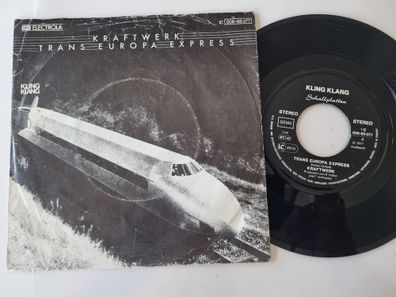 Kraftwerk - Trans Europa Express 7'' Vinyl Germany BAD Condition