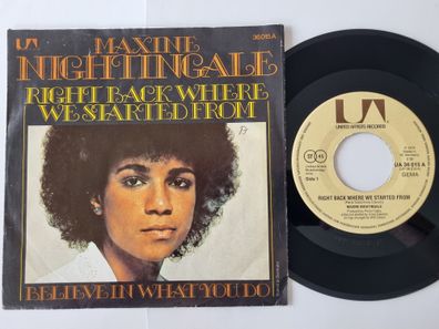 Maxine Nightingale - Right Back Where We Started From 7'' Vinyl Germany