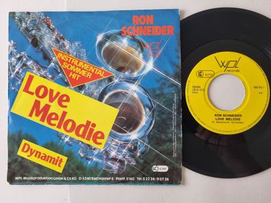 Ron Schneider - Love Melodie 7'' Vinyl Germany