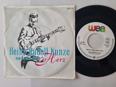 Heinz Rudolf Kunze - Dein Ist Mein Ganzes Herz 7'' Vinyl Germany
