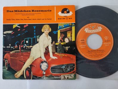 Nadja Tiller u.a. - Das Mädchen Rosemarie 7'' Vinyl EP Germany/ Mercedes 190 SL