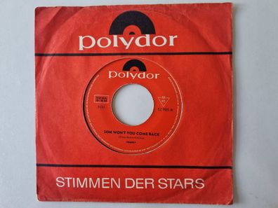 Freddy Quinn - Son won't you come back 7'' Vinyl Germany SUNG IN English