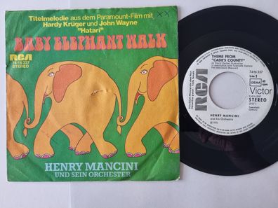 Henry Mancini - Theme from Cade's County/ Baby elephant walk 7'' Vinyl PROMO