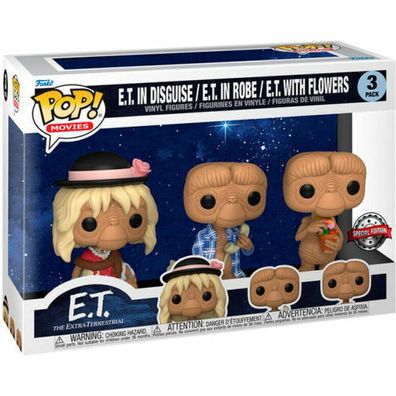 E.T. 40th Anniversary POP! Movies Vinyl Figur E.T. 3er-Pack 9 cm
